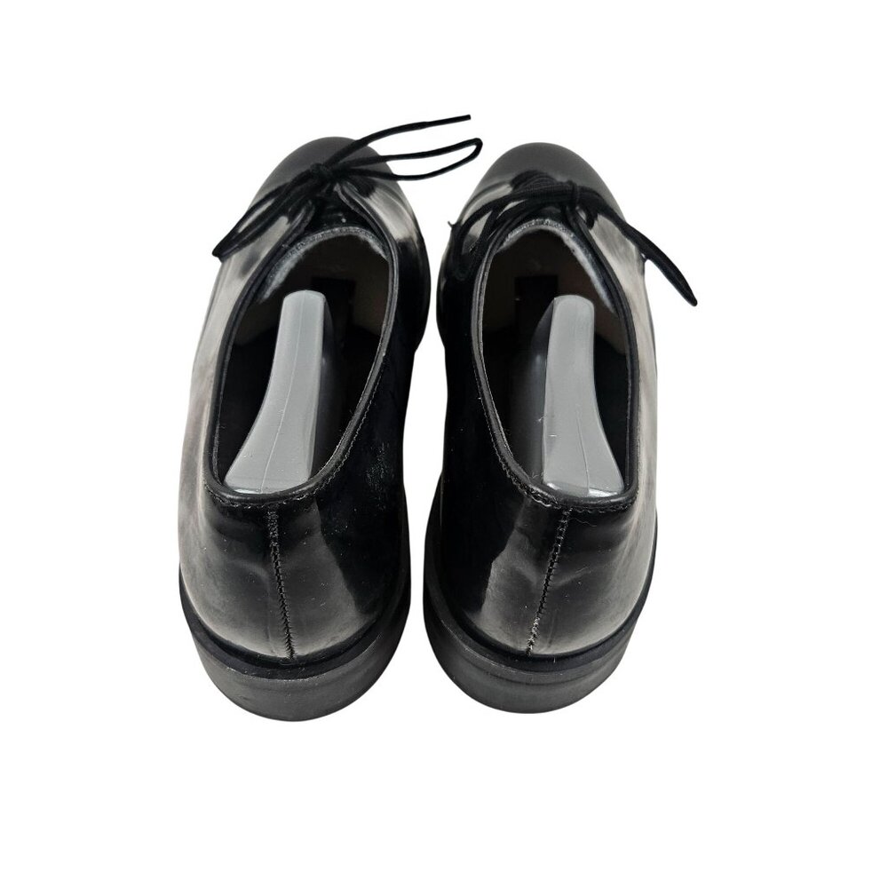 Thorogood Oxfords Mens Size 8 Black High Gloss Lace Up Dress Shoes USA Formal - Picture 6 of 10